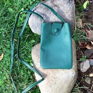 Green Pebbled Purse